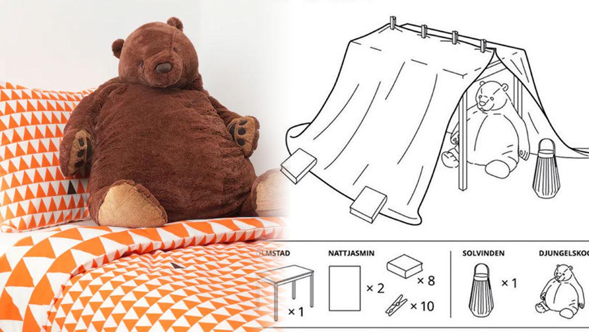 djungelskog bear ikea malaysia